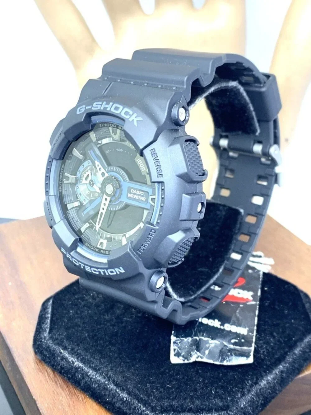 Casio G-Shock Men’s Watch GA110-1B Quartz Black Resin Analog Digital 50mm 5146